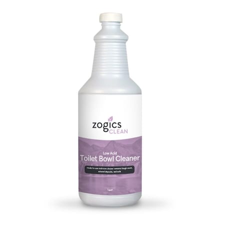 Zogics Low Acid Toilet Bowl Cleaner, 32 oz CLNBB32RU
